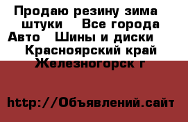 Продаю резину зима 2 штуки  - Все города Авто » Шины и диски   . Красноярский край,Железногорск г.